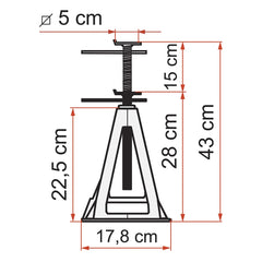 Fiamma Aluminium Jacks (4)