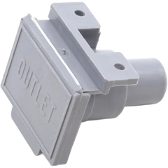 DLS 3/4″ Oulet Hose Socket with Cover – Grey