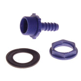 Plastic 10mm Straight Connector 3/4'' BSP (Pack of 10) - 1447605