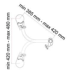 Fiamma Bike-Block Pro S 3 Aluminium - 08831B01-