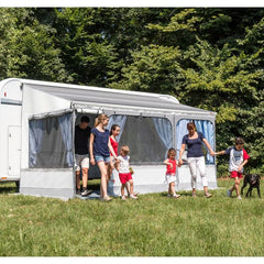 Fiamma F45s 350 Awning Polar White - Royal Grey Fabric (06280B01R)