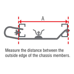 AL-KO Spare Wheel Carrier (1410–1715 mm) – Caravan Under-Chassis Carrier
