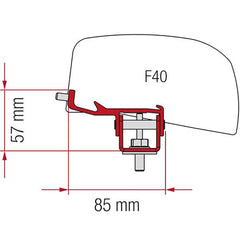 Fiamma Awning Adapter Kit for Nissan NV350 (98655Z194)