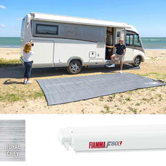 Fiamma F80L 550 Awning Polar White - Royal Grey - 07840L03R