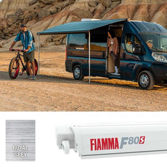 Fiamma F80s 370 Awning Polar White - Royal Grey Fabric (07830D03R)