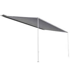 Fiamma Grey Caravan Awning 550 XL Royal Grey Fabric - 07740L01R