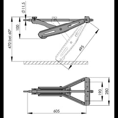 AL-KO Stabliform Corner Steady – Caravan Levelling and Support Leg