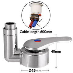 Single Lever Twist Shower Mixer - 575-040900PR255K SGL