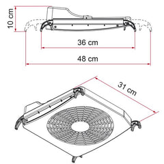 Fiamma Ventilation Turbo Kit (98683-059) - Motorhome