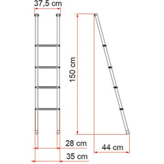 Fiamma Deluxe 4B Bunk Ladder (02426-12-)