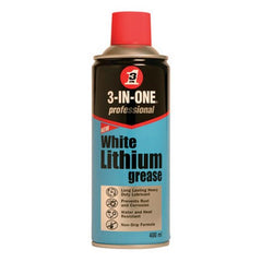 3-In-One 400ml White Lithium Grease Spray - 44620 3IN1 400ML WH