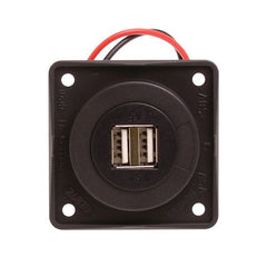 Berker Anthracite Twin USB Charging Point (21238A) - 81010-20