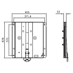 CTA Passenger Seat Swivel Plate for PSA Van (2016 Onwards) - 9PG0151501V01