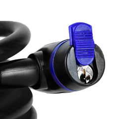 Oxford Self-Coiling Tensile Steel Cable Lock 12mm x 1800mm - OF246