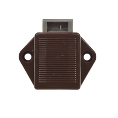 W4 Push-Button Operated Mini Catch – Brown