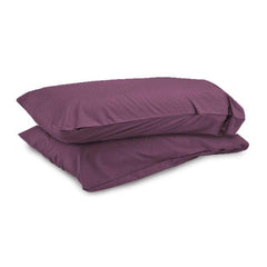 Duvalay Pillowcase for Standard 73.5 x 51cm Pillow - Plum - PILLOW CASE.STANDARD.PLU