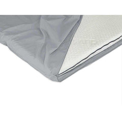 Zipped Sheet for Duvalay Compact Travel Topper 2.5cm Thick- Grey - TRAVEL TOPPER ZIPPED SHE