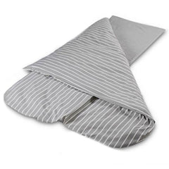 Duvalay Compact Sleeping Bag - Grey Stripe 4.5g Tog - GREY STRIPE 4.5 COMPACT