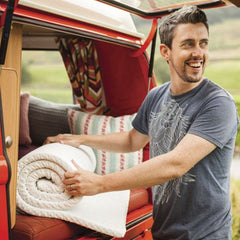 Duvalay Compact Travel Topper - White - COMPACT TRAVEL TOPPER