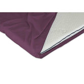 Duvalay Zipped Sheet for Compact Travel Topper 66 x 5cm (Plum) - TVL TOP ZIP SHEET 66X5 P