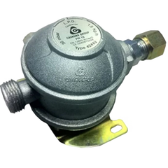Cavagna 30mbar Gas Regulator with 180° Angled Outlet