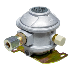 Cavagna 30mbar Gas Regulator with 90° Angled 8mm Outlet