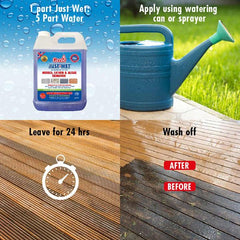 Just Wet Mould, Lichen and Algae Remover (5 Litres)