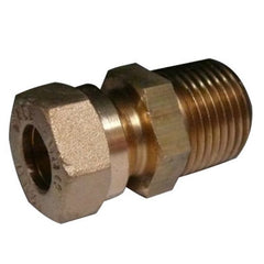 AG Male Gas Coupling (1/2" BSP Taper to 3/8" Compression) - DC13/24/323W