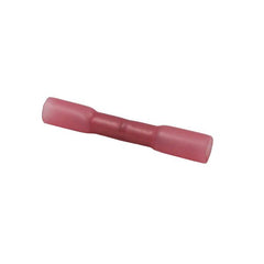 AMC Red Heat Shrink Straight Connector Terminal (100 Pack) - HT207.100