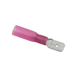 AMC Red Heat Shrink Male Spade Terminal (6.3mm x 0.8mm / 100 Pack) - HT501.100