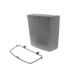Hartal 3 Piece Door Bin Set – Traffic Grey (No fittings)