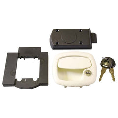 Locker / Garage Lock White - 1200KIT28N LK/GR WH