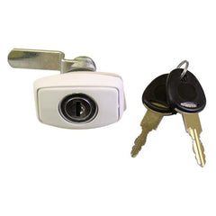 FAP Rectangular Push Lock White - 1046RIKIT28N P/L WHI