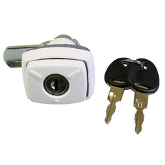 FAP Square Push Lock White - 103641KIT28N P/L WHI