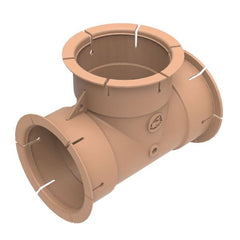 Whale Duct Fitting 65mm 'T' - DX6503B
