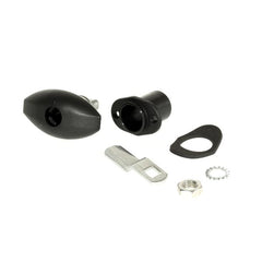 Zadi Caravan/Motorhome Outer Push Lock Small Black - 21036.95