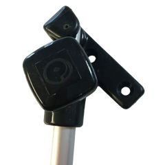 Polyplastic 200mm Pair Polyfix slide on tubular stays with catch