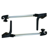 Polyplastic 200mm Pair Polyfix slide on tubular stays with catch