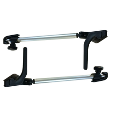 Polyplastic 200mm Pair Polyfix slide on tubular stays with catch