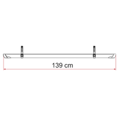 Fiamma Rail Plus XL CarryBike - 98656N588