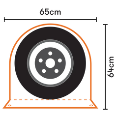 Leisure Vehicle / Caravan / Motorhome Wheel Cover
