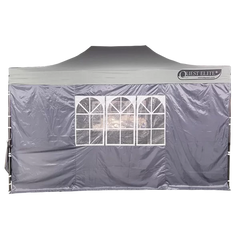 Sides for Louisiana Pavillion in grey (2 x doors, 2 x windows)