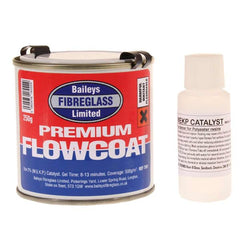 Baileys Black Flowcoat / Topcoat with Hardener 250g - 7401