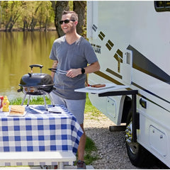 Black MOD Table leg system - Motorhome / Caravan