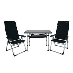 Crespo Furniture Set AA-213 Air Elite Grey – Compact Table + 2 Chairs Camping Set (1104968)