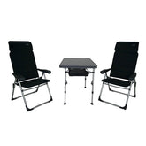 Crespo Furniture Set AA-213 Air Elite Grey – Compact Table + 2 Chairs Camping Set (1104968)