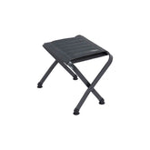 Crespo AP/411 Air-Select Footrest – Grey Ottoman / Stool, Foldable & Compact (1149580)