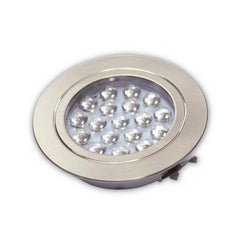 Dimatec Recessed Downlight 68mm Brushed Nickel (1.56W / Warm White / IP20) - 200 SMB1.2-18NS