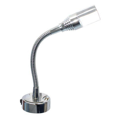 Dimatec Flexible Light with USB Port 50mm Base (12V / 1W / Warm White / IP20) - 200 FXA1CRC-UX