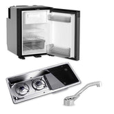 Dometic NRX50 Fridge, 9722 Hob/Sink Unit and Tap Bundle (Sink on Right) - 32792/26522/NRX50
